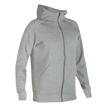 Zip-Up Hoodie Mid Grey